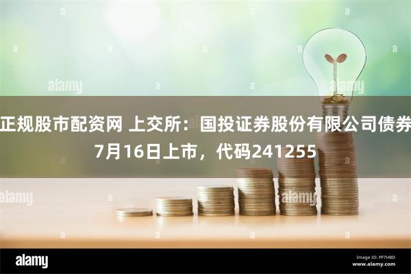 正规股市配资网 上交所：国投证券股份有限公司债券7月16日上市，代码241255