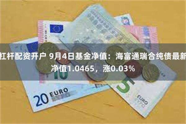 杠杆配资开户 9月4日基金净值：海富通瑞合纯债最新净值1.0465，涨0.03%