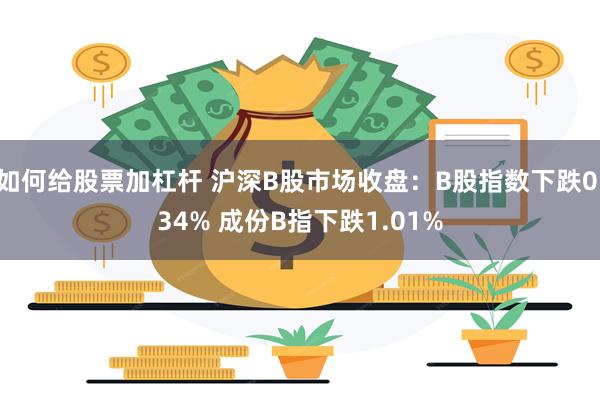 如何给股票加杠杆 沪深B股市场收盘：B股指数下跌0.34% 成份B指下跌1.01%