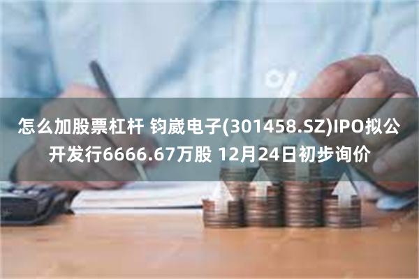 怎么加股票杠杆 钧崴电子(301458.SZ)IPO拟公开发行6666.67万股 12月24日初步询价