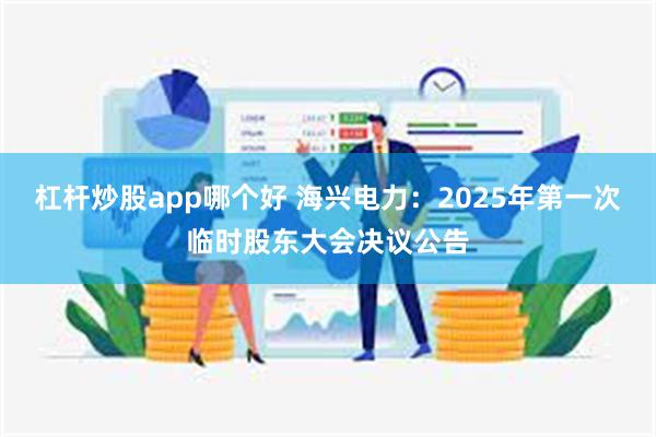 杠杆炒股app哪个好 海兴电力：2025年第一次临时股东大会决议公告