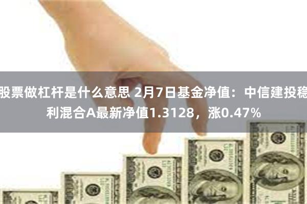 股票做杠杆是什么意思 2月7日基金净值：中信建投稳利混合A最新净值1.3128，涨0.47%